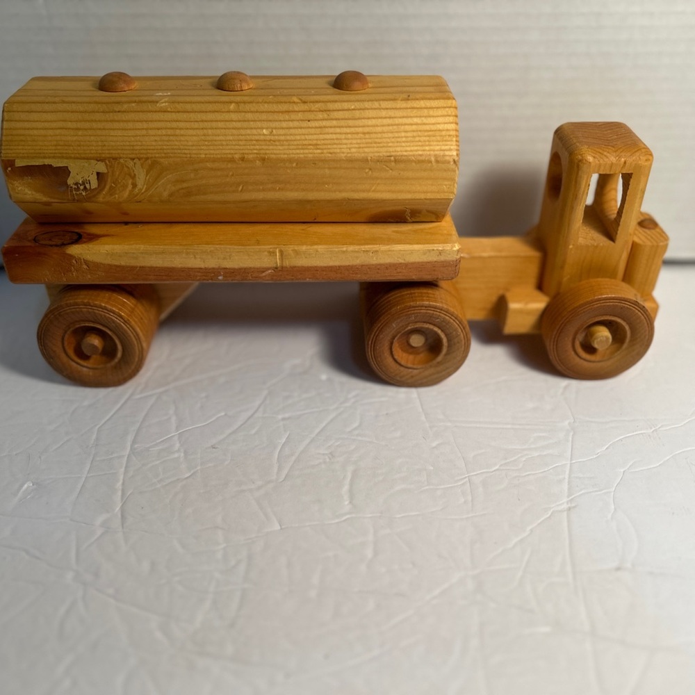 Source Unknown Wooden Tanker Truck